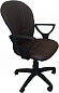 Кресло офисное Престиж-Варна, коричневый кожзам
